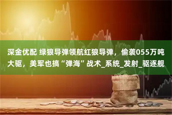 深金优配 绿狼导弹领航红狼导弹，偷袭055万吨大驱，美军也搞“弹海”战术_系统_发射_驱逐舰