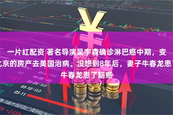 一片红配资 著名导演吴宇森确诊淋巴癌中期，变卖了北京的房产去美国治病。没想到8年后，妻子牛春龙患了脑癌